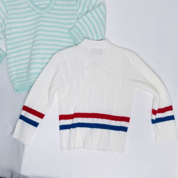 Vintage Toddler Boys Knit Sweater + Cardigan Bundle Lot of 3 - 2T / 3T - Picture 8 of 11